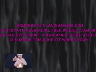 Claudia Marie Rough Fucked By Huge Silicone Injected dick And Balls