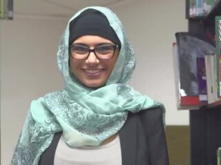 Mia khalfia - araber enchantress streifen nackt im ein bibliothek nur für sie