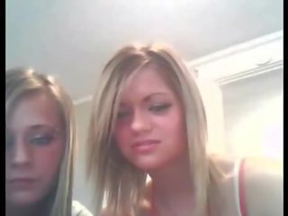 Two sensational And Bored Blonde Girls On Webchat
