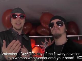 BUMS BUS - Valentines Day bus fuck with wild German feature